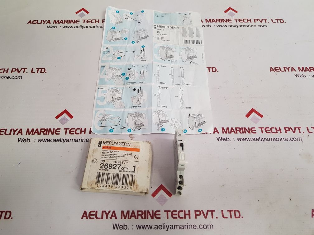 Merlin Gerin Multi9 Sd 26927 Contact Signal Default Alarm Switch