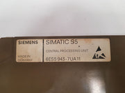 Siemens Simatic S5 6Es5 943-7Ua11 Central Processing Unit Cpu943