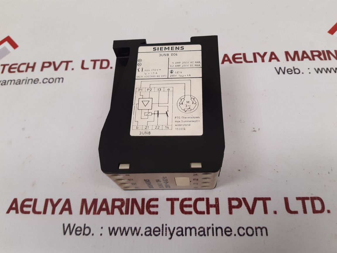 Siemens 3Un8 004 Control Relay New
