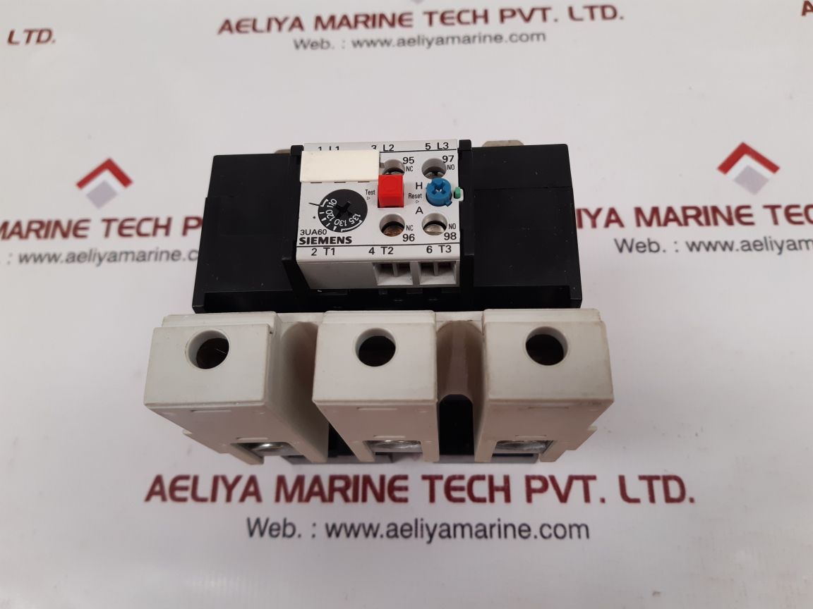 Siemens 3Ua60 00-3J* Thermal Overload Relay 600Vac