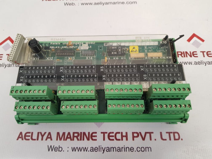 Stn Atlas Elektronik Rem 401 Relay And Input Module 271.123 854/E 