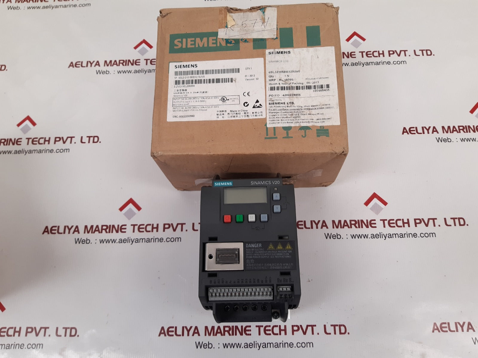 Siemens Sinamics V20 Industry Inverter 6Sl3210-5Bb12-5Uv0