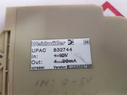 Weidmuller 832766 Upac Analogue Isolator 9 To 30 Vdc (New)