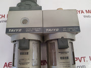 Taiyo Efr-15 Filter Regulator With Eal-15 Air Lubricator