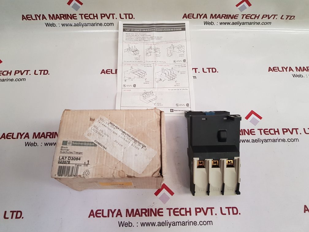 Telemecanique La7-d3064 Thermal Overload Relay Terminal Block