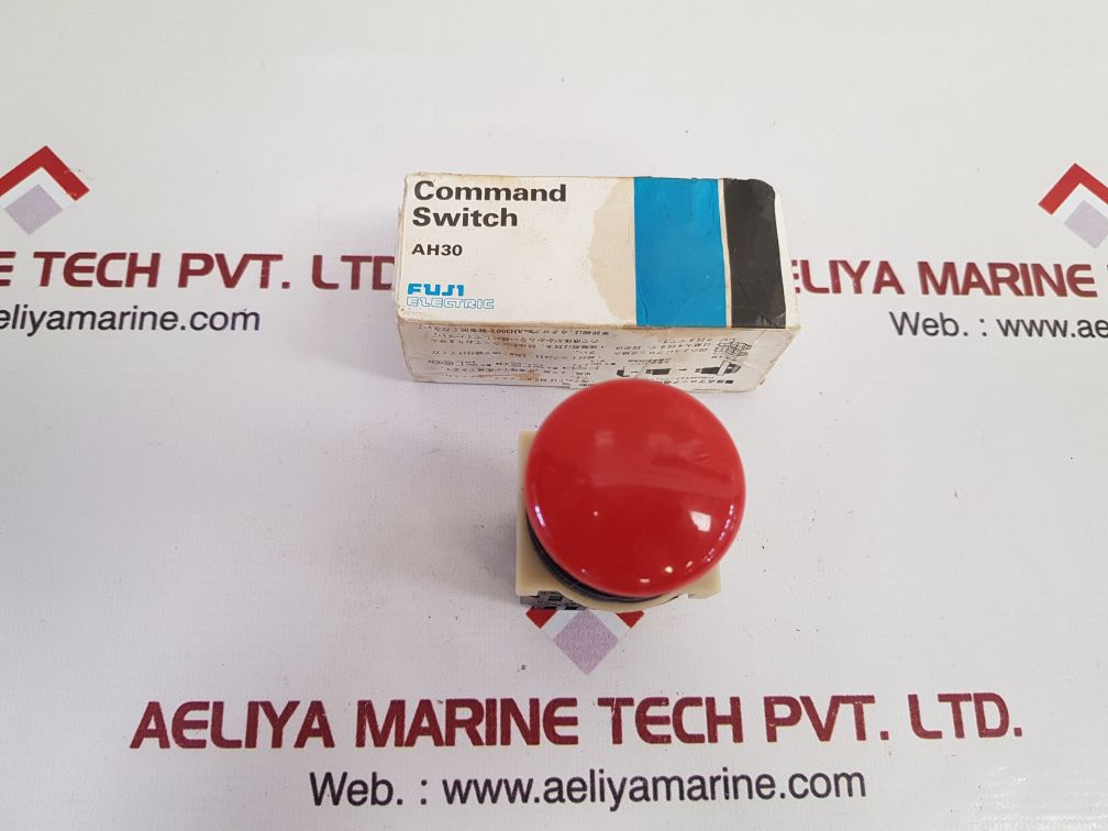 Fuji Electric Ah30-m Command Switch Red 41-10420