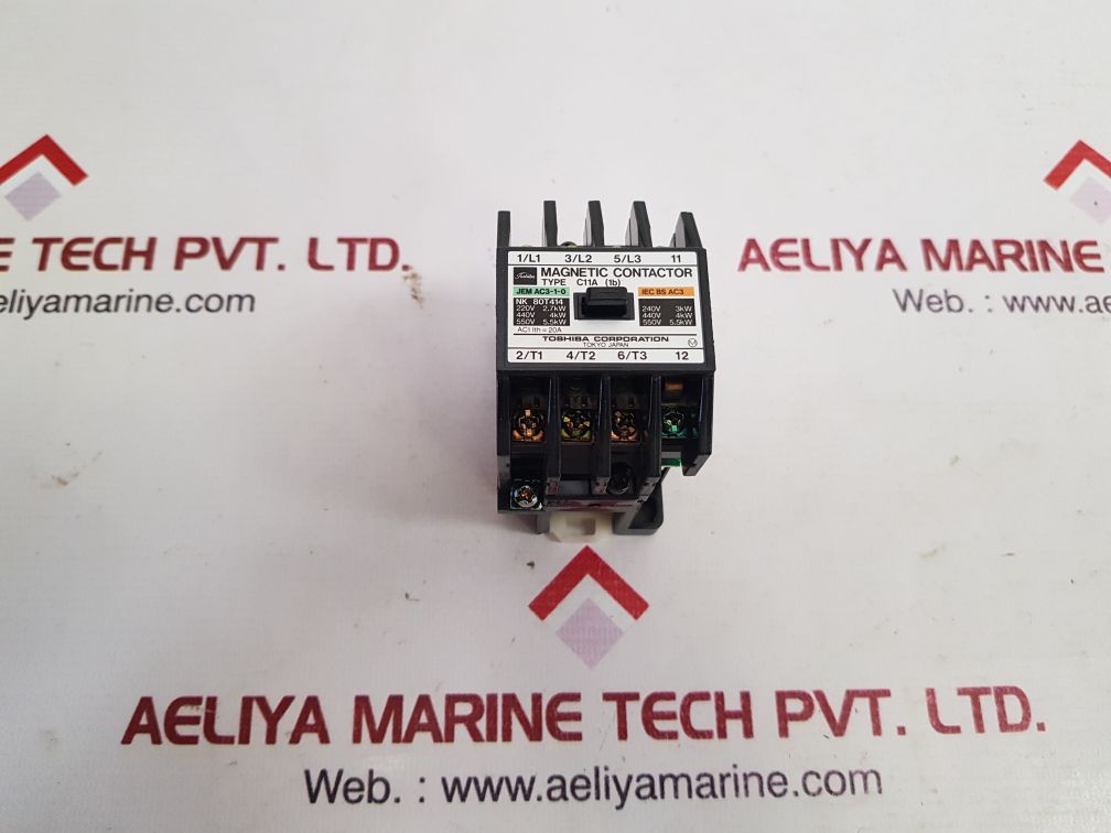 Toshiba C11A (1B) Magnetic Contactor 100-110V 60Hz