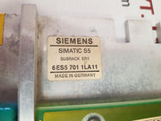Siemens 6Es5 701 1La11 Simatic S5 9-slot Extension Subrack Er1