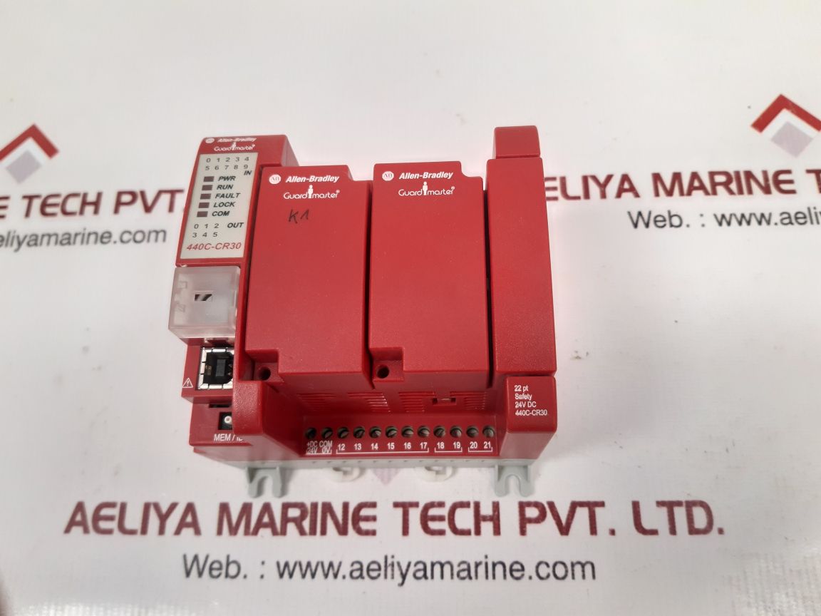 Allen-bradley guard master 440c-cr30 safety relay 440c-cr30-22bbb