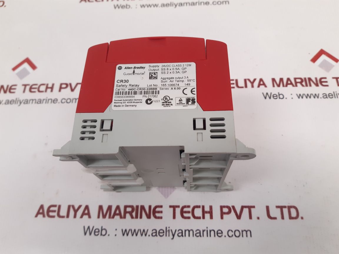 Allen-bradley guard master 440c-cr30 safety relay 440c-cr30-22bbb