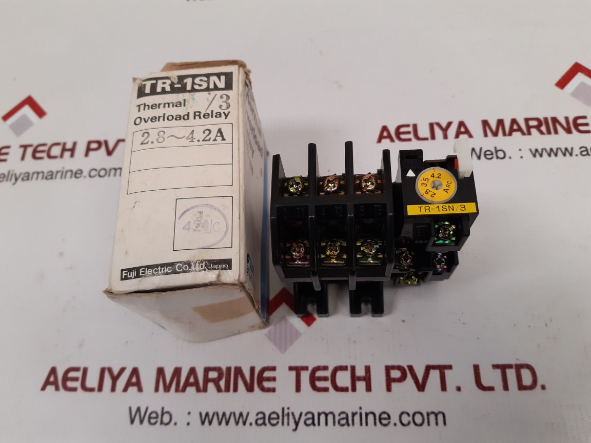 Fuji Electric Tr-1Sn/3 Thermal Overload Relay 2.8~4.2A