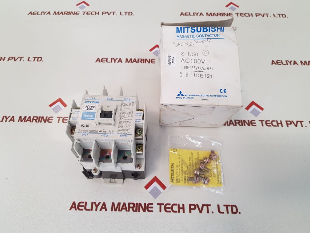 Contattore magnetico Mitsubishi MS-N 3P AC660V per automazione industriale Contattore magnetico Mitsubishi MS-N 3P AC660V per automazione industriale