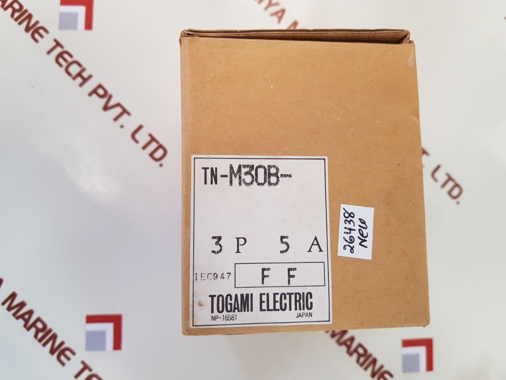 Togami electric tn-m30b motor breaker 5a