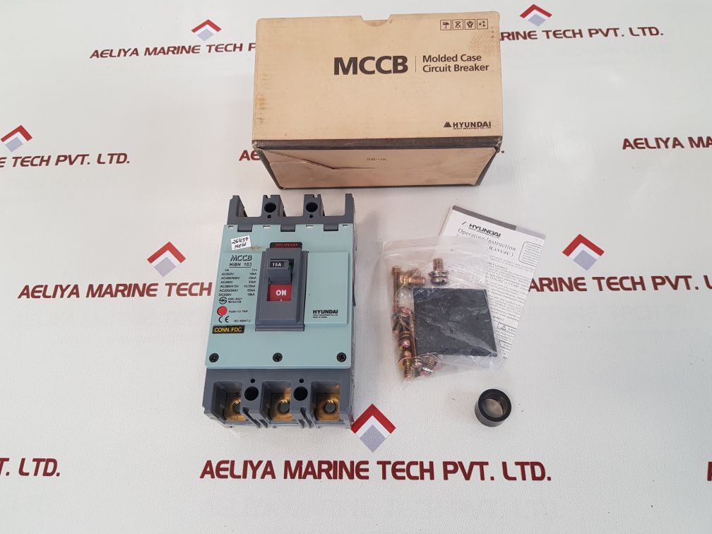 Hyundai hibh 103 molded case circuit breaker new