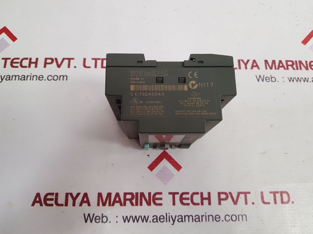 Siemens 6Ed1 052-1Md00-0Ba4 Logic Module S C-t3D40043, 12/24 Vdc