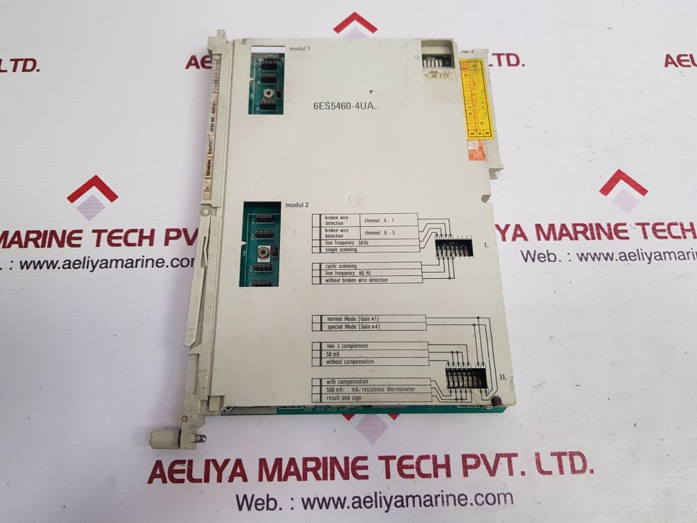 Siemens Simatic 6Es5 460-4Ua12 Analog Input Module