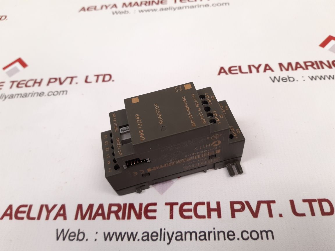 Siemens Dm8 12/24R Expansion Module 6Ed1 055-1Mb00-0Ba1, 240V 5A