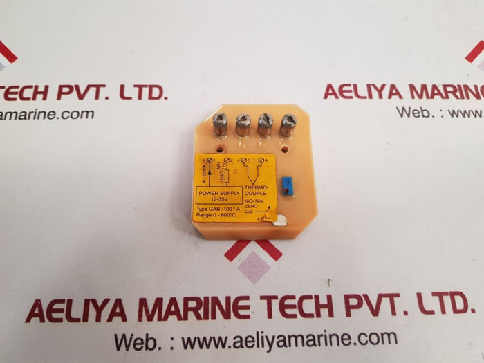 Gab-100/A Thermo-couple Amplifier 0-600°C