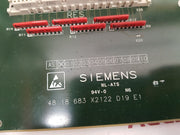 Siemens 4818683 Backplane Board Ml-ats 94V