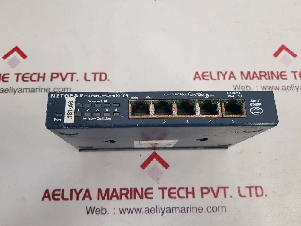 Netgear Fs 105 Fast Ethernet Switch 5 Port 10/100 Mbps