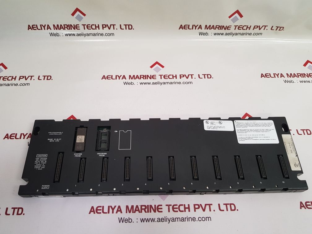 Ge Fanuc Ic693Cpu323E 10-slot With Cpu Programmable Controller Base