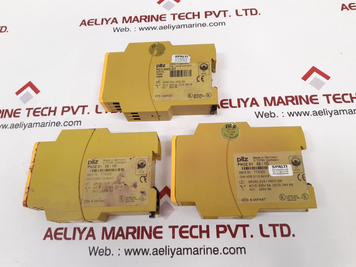 Pilz Pnoz X1 3S/ 1O Safety Relay 24Vac
