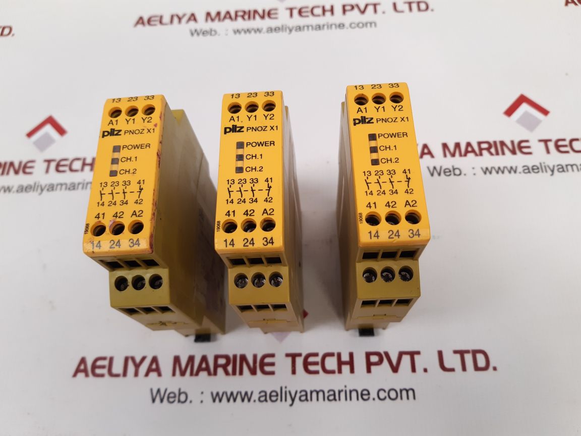 Pilz Pnoz X1 3S/ 1O Safety Relay 24Vac