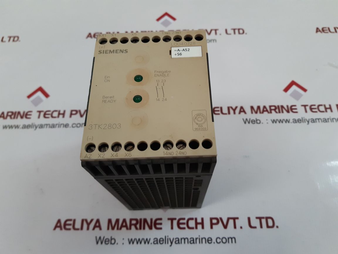 Siemens 3Tk2803-0Bb4 Contactor Safety Relay 6A 240V