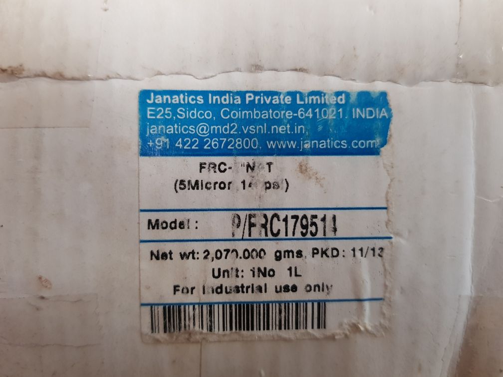 Janatics Frc179514 Filter Regulator P/Frc179514