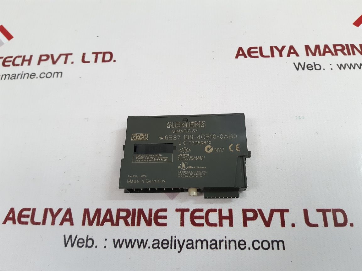 Siemens Simatic S7 Power Module 6Es7 138-4Cb10-0Ab0