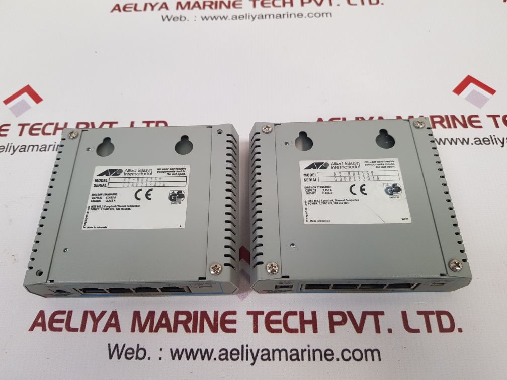 Lot Of 6X Allied Telesyn At-mr415T Ethernet 4 Port Micro Hub