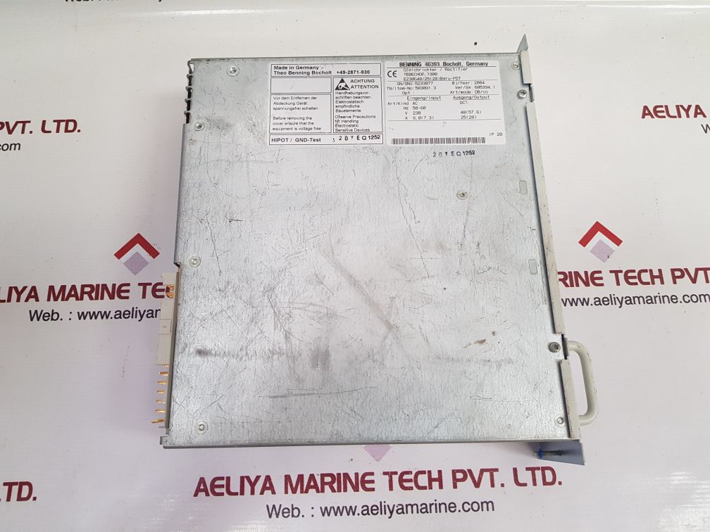 Tebechop 1300 Rectifier E230G48/25(28)Bwru-pdt 50/60Hz