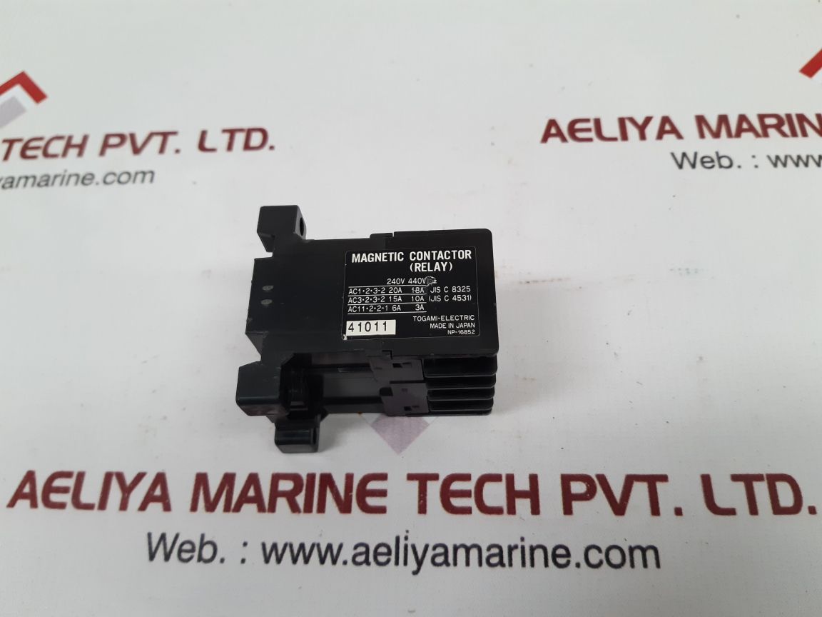 Togami-electric Clk-15J31-p6 Magnetic Contactor 100-110V 60Hz