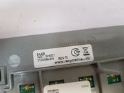 Edwards 3-lcd Fire Alarm Display Remote Module Rev.5,01A