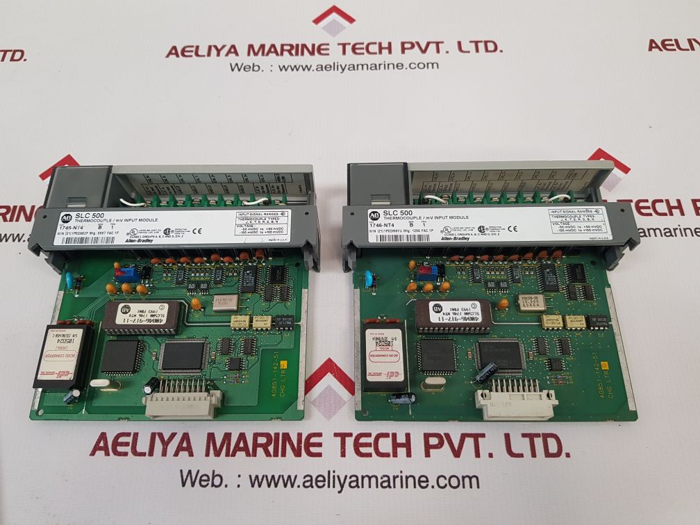 Allen-bradley 1746-nt4 Thermocouple/Mv Input Module Ser: B Frn: 1