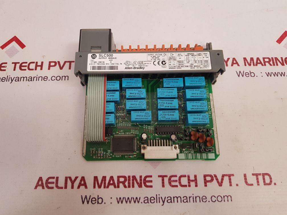 Allen-bradley 1746-ow16 Ser.C Slc 500 Output Module 459221-1370