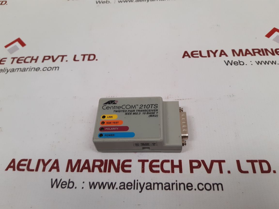 Allied Telesyn Centrecom 210Ts Twisted Pair Transceiver At-210Ts