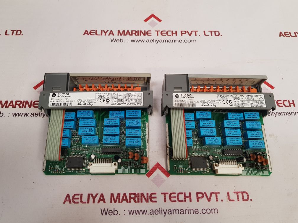 Allen-bradley 1746-ow16 Ser.C Slc500 Output Module Used