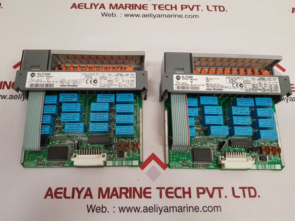 Allen-bradley 1746-ow16 Ser.D Slc500 Output Module