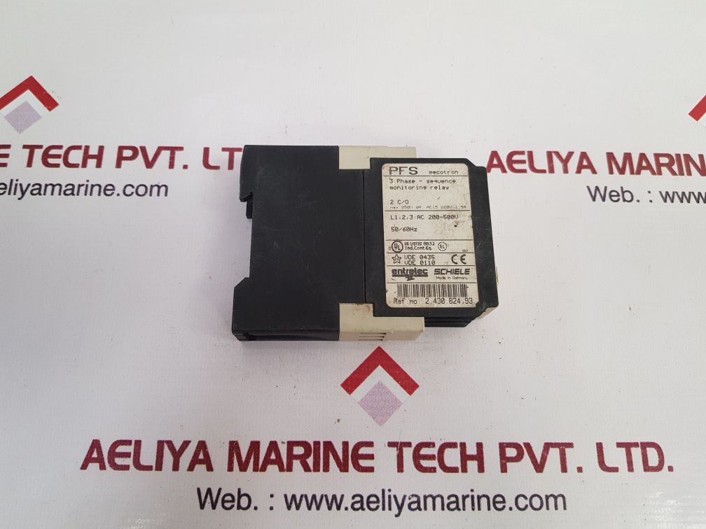 Entrelec Schiele Pfs Mecotron 2.430.824.93 Monitoring Relay