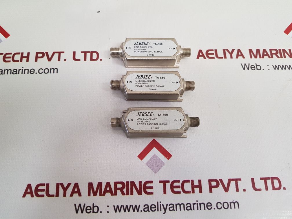 Set of 3x Jebsee ta-860 line equalizer