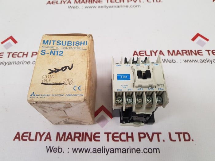 Mitsubishi S-n12 Magnetic Contactor 220V 60Hz