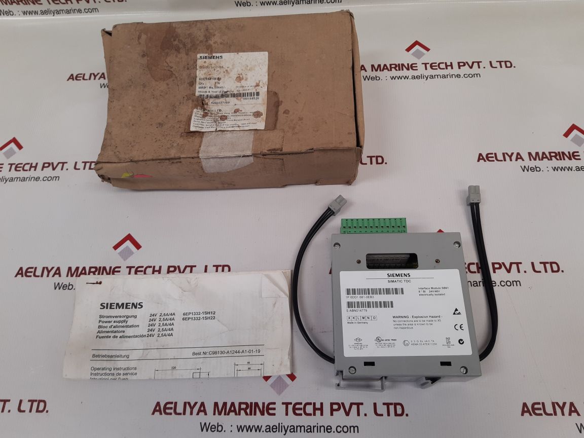 Siemens 6Dd1681-0Eb3 Binary Module
