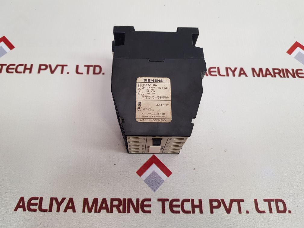 Siemens 3Th83 55-0A Contactor Coil Relay 16A