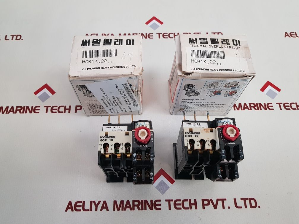 Hyundai Hor 1K 22 Thermal Overload Relay Used
