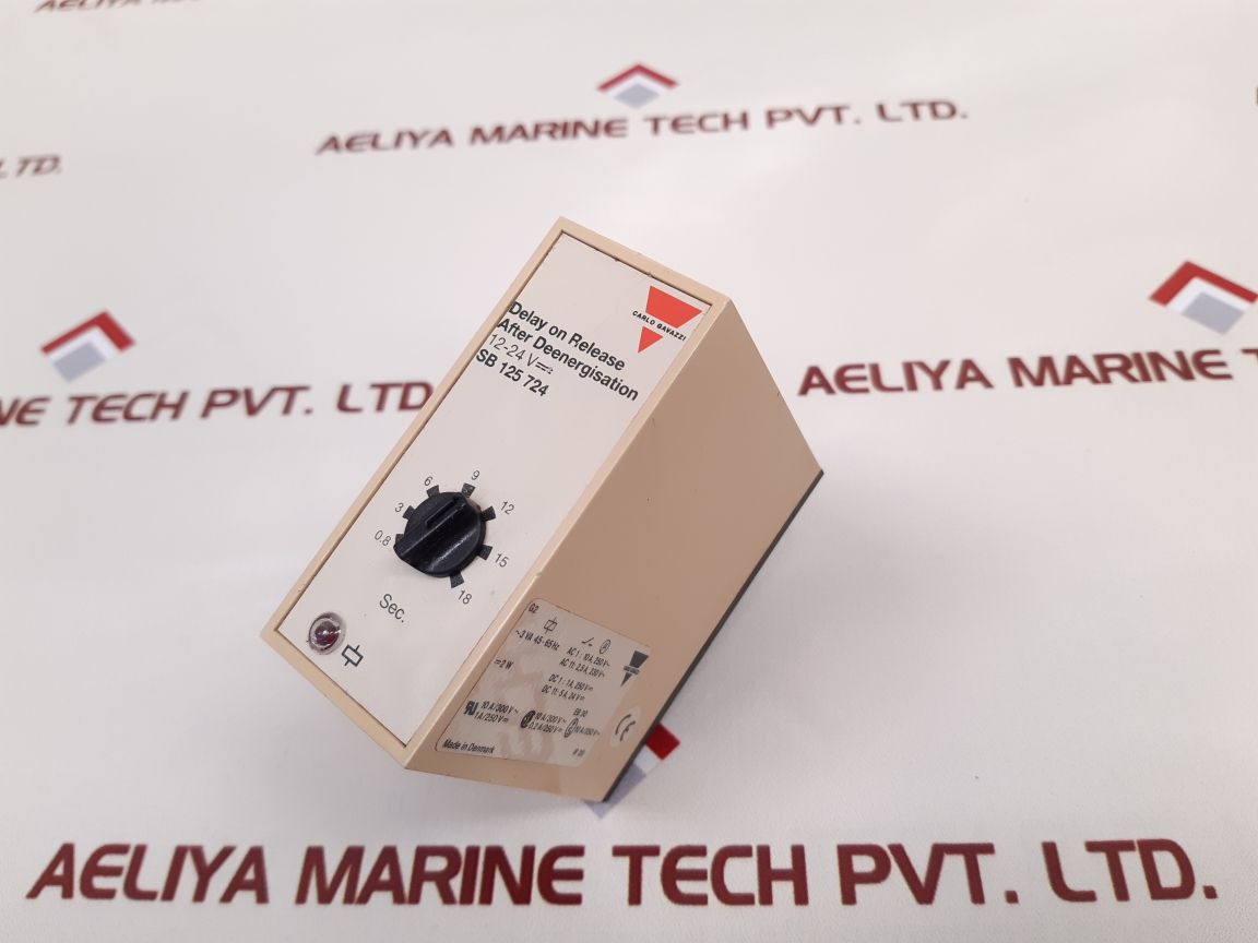 Carlo Gavazzi Sb 125 724 Delay On Release After Deenergisation Timing Relay