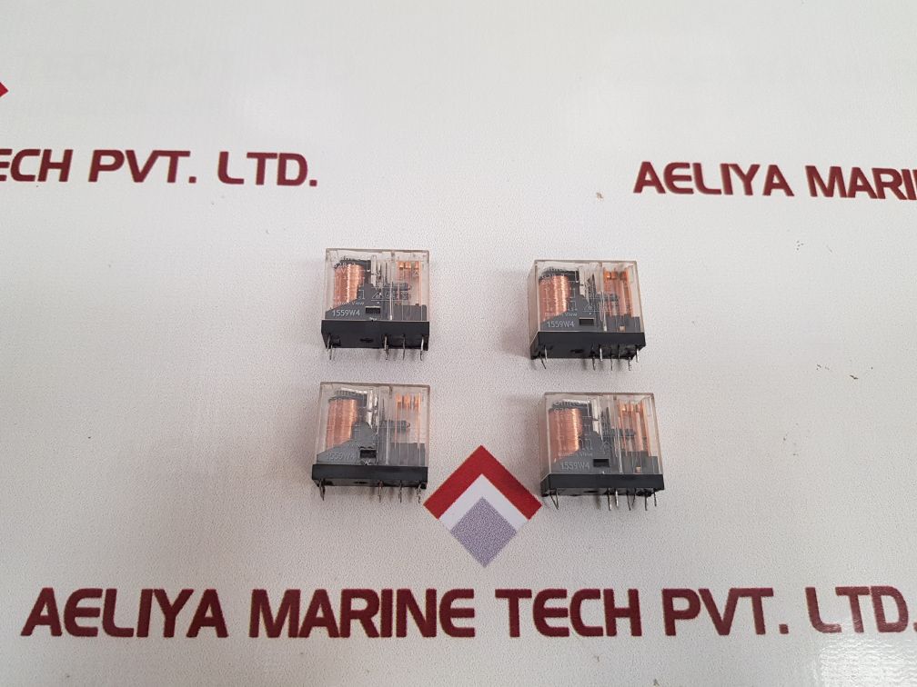 Lot Of 4X Omron G2R-2 Power Relays 24Vdc