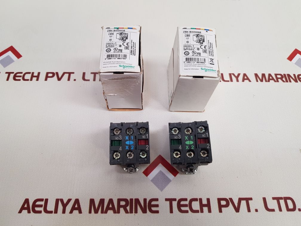 Set Of 15X Schneider Zbe-101 Contact Block A600-q600