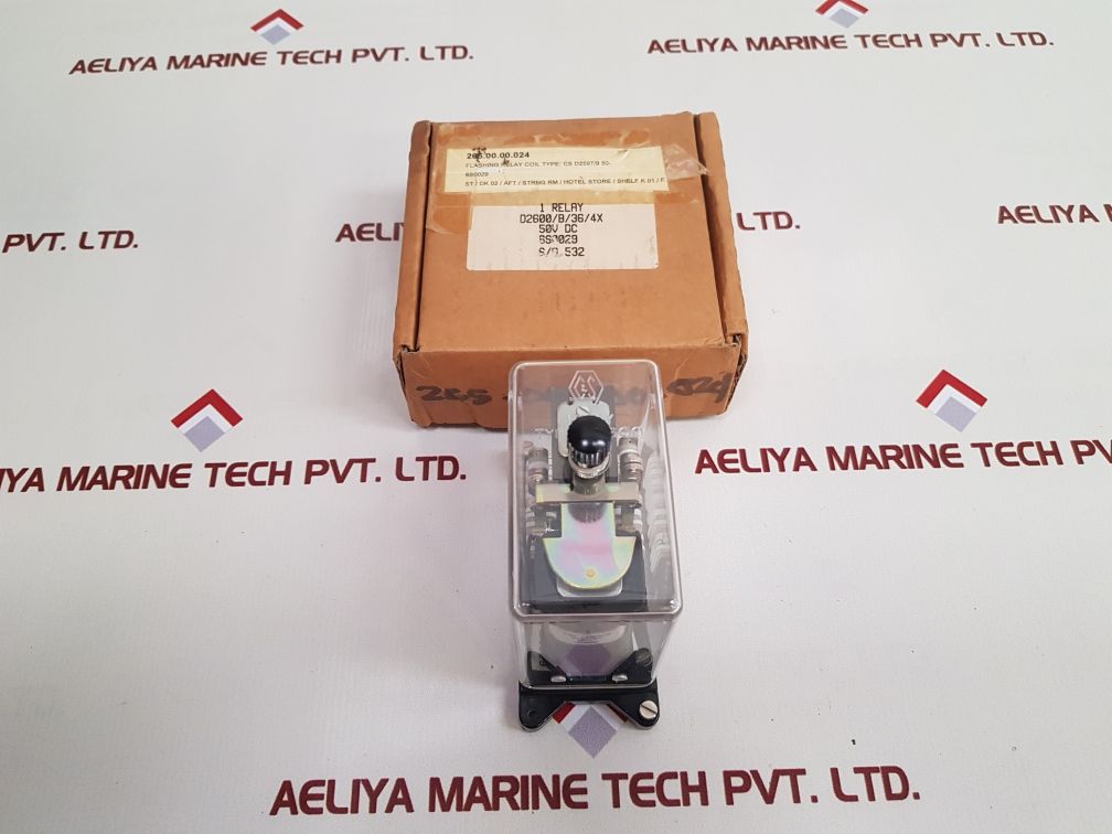 C & S D 2600 Flashing Relay Coil D2600/B/36/4X