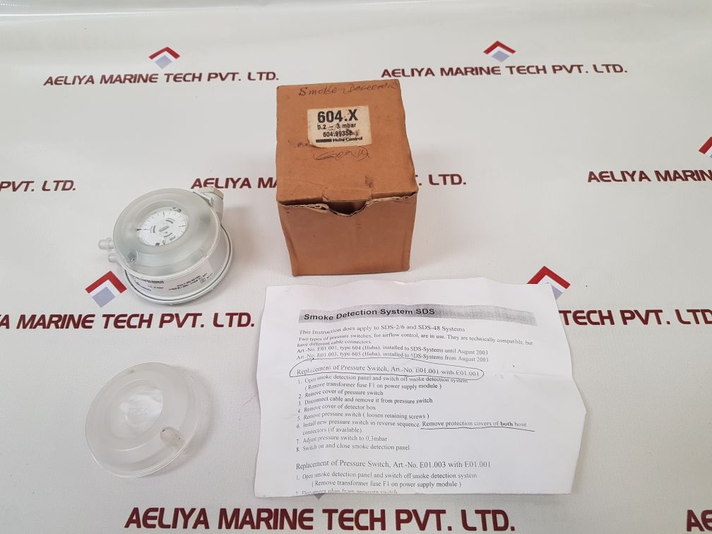 Huba Control 604.99352 Mechanical Pressure Switch 0.2...3